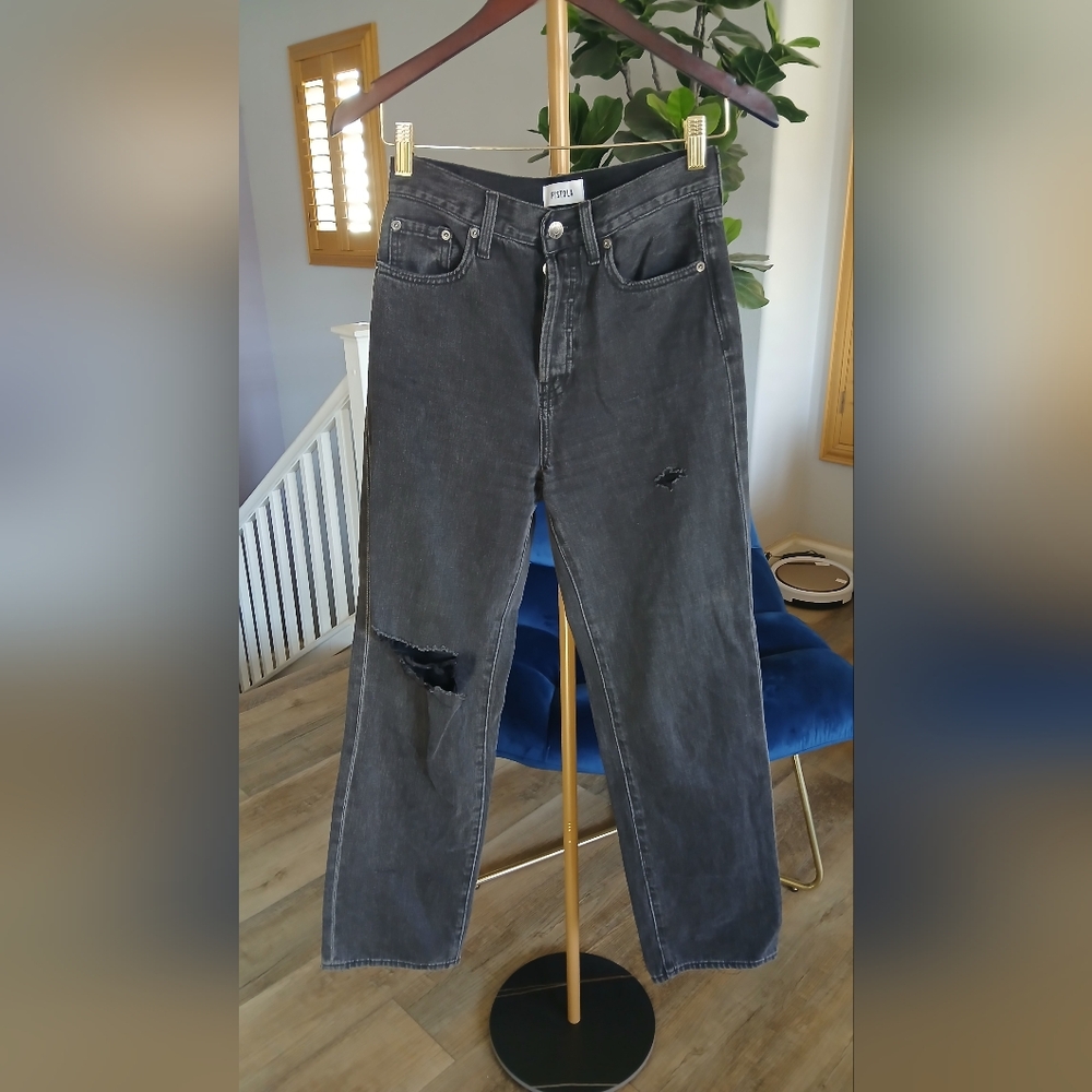 Pistola Cassie Super High-Rise Straigh Jeans. Size 25. - Picture 3 of 9